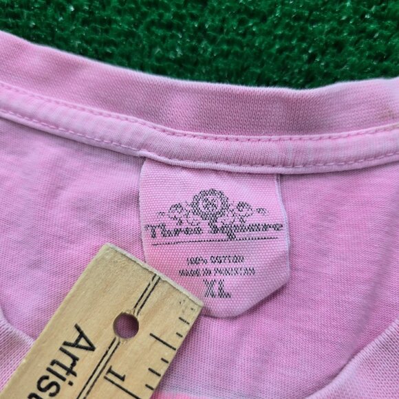 Texas A&M Aggies Tshirt Mens XL Pink‎ Classic Short Sleeve NCAA Football Sports - Picture 8 of 10